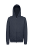 Hoodie Regular Zipped Navy Blue GRAMMA
