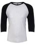 couleur Heather White (Tri-Blend) / Vintage Black (Tri-Blend)