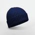 Bonnet enfant en coton biologique Oxford Navy Beechfield®