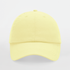 Casquette à profil bas 6 panneaux Pastel lemon Beechfield®