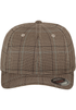 Casquette motif prince de galles BROWN / KHAKI FLEXFIT