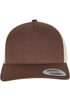 Casquette trucker retro bicolore MUSTANG / BEIGE FLEXFIT