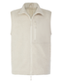 Gilet sherpa recyclé Natural Front Row