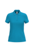 Polo piqué femme Ideal Atoll Blue iDeal Basic Brand