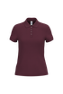 Polo piqué femme Ideal Burgundy iDeal Basic Brand