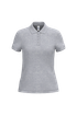 Polo piqué femme Ideal Oxford Grey iDeal Basic Brand