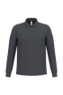 Polo piqué LSL homme Ideal Dark Grey iDeal Basic Brand