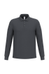 Polo piqué LSL homme Ideal Dark Grey iDeal Basic Brand