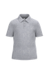 Polo piqué enfant Ideal Oxford Grey iDeal Basic Brand