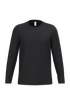 T-shirt LSL unisexe iDeal190 Ideal Black iDeal Basic Brand