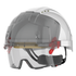 Casque de sécurité EVO® VISTAlens™ micro-visière, ventilé, avec sur-lunette integrée anti-buée, anti-rayures KN White JSP