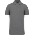Polo piqué Bio180 homme Grey Heather Kariban