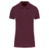 Polo piqué Bio180 femme Wine Kariban