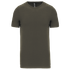 T-shirt col rond manches courtes homme Dark Khaki Kariban