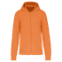Sweat-shirt écoresponsable zippé à capuche homme Light Orange Kariban
