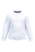 Sweat-shirt recyclé col rond enfant White Kariban