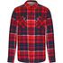 couleur Red / Navy checked