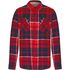 couleur Red / Navy checked