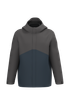 Parka 3-en-1 imperméable à capuche bicolore unisexe Navy / Dark Grey Kariban