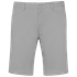 Bermuda chino homme Fine Grey Kariban