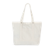 Grand sac shopping à poche latérale Washed Ivory Kimood