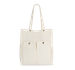 Sac à main à double poche frontale Washed Ivory Kimood