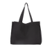Grand sac shopping en coton recyclé Black Night Kimood