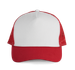 CASQUETTE TRUCKER - 5 PANNEAUX Red / White K-up