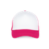 CASQUETTE TRUCKER ENFANT - 5 PANNEAUX White / Fuchsia K-up
