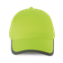 Casquette 5 panneaux en polyester Fluorescent Yellow K-up