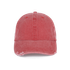Casquette vintage effet déchiré - 6 panneaux Washed Red K-up