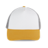 Casquette trucker 5 panneaux en coton canvas - K-up Gold Label White / Amber Yellow / Frost Grey K-up
