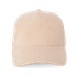 Casquette 5 panneaux en velours Sand K-up