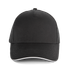 Casquette 5 panneaux avec sandwich - K-up Gold Label Black / White K-up