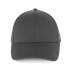 Casquette en coton bio 6 panneaux - K-up Gold Label Dark Grey K-up