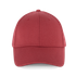 Casquette en coton bio 6 panneaux - K-up Gold Label Terracotta Red K-up