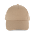 Casquette en toile de coton 5 panneaux - K-up Gold Label Oak Brown K-up