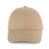 Casquette en toile de coton 6 panneaux - K-up Gold Label Oak Brown K-up