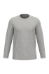 T-shirt écoresponsable manches longues unisexe Moon Grey Heather Native Spirit