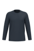 T-shirt écoresponsable manches longues unisexe Navy Blue Native Spirit