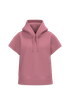 Sweat-shirt écoresponsable à capuche oversize sans manches French Terry femme Antique Rose Native Spirit