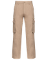 Pantalon multipoches homme Beige Kariban