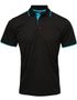 couleur Black / Turquoise (ca. Pantone 312)