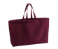 Oversized Canvas Bag 475G Burgundy Westford Mill