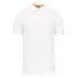 Polo écoresponsable homme White WK. Designed To Work