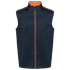 Gilet DayToDay homme Navy / Fluorescent Orange WK. Designed To Work