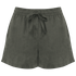 Short en lin femme Organic Khaki Spasso