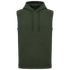 Sweat-shirt à capuche sans manches unisexe Sporty Khaki PROACT®