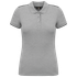 Polo DayToDay contrasté manches courtes femme Oxford Grey / Black WK. Designed To Work