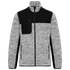 Veste recyclée en polytricot homme Light Grey Melange / Black WK. Designed To Work